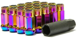 Picture of Wheelmate Products 32905N Muteki SR48 Lug Nuts Open End 12x1.25mm Chrome Black