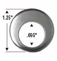 Picture of Gorilla Automotive 79913C Cragar Offset Chrome Washers 5-Pack