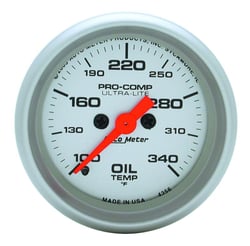 Picture of AutoMeter 4356 Ultra-Lite Oil Temperature Gauge 2-1/16" 100-340°F Digital Stepper Motor