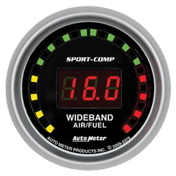 Picture of AutoMeter 3579 Sport-Comp Wideband Air/Fuel Ratio Gauge 2-5/8" 8:1-18:1 AFR