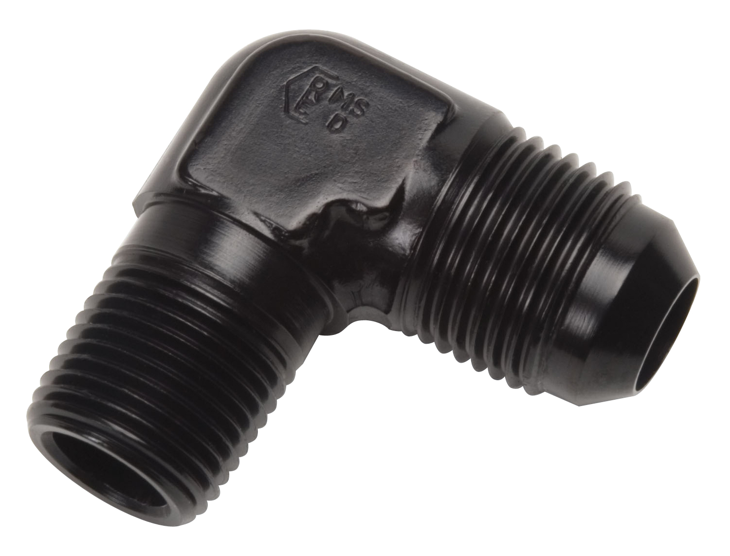 Russell Performance 660903 90 Degree AN Flare to Pipe Adapter Fitting ...