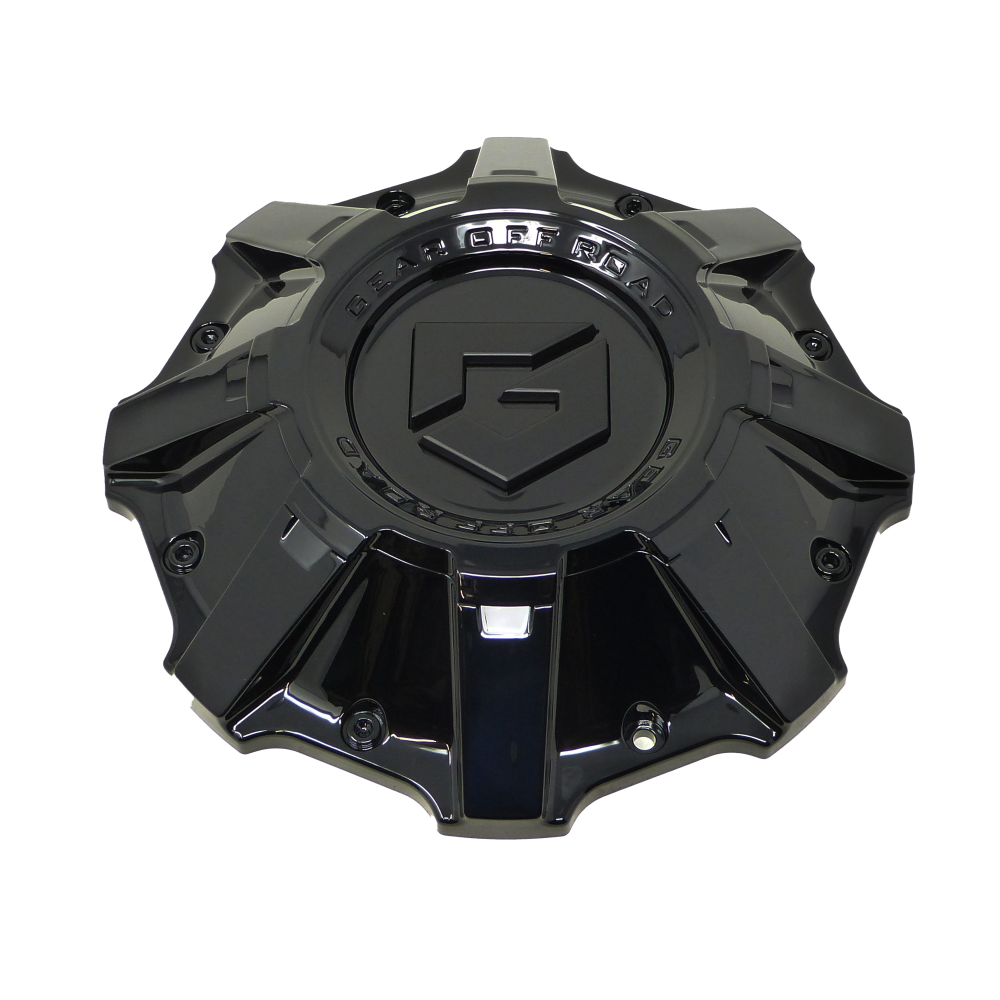 Gear Off Road CAP-GEAR-BB24 Gloss Black Bolt-On Wheel Center Cap ...